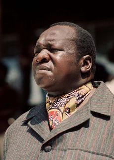 Idi Amin, krvavý diktátor přezdívaný řezník z Kampaly.