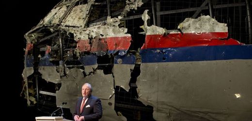 Vrak letadla letu MH17, který z trosek sestavili vyšetřovatelé v Nizozemsku.
