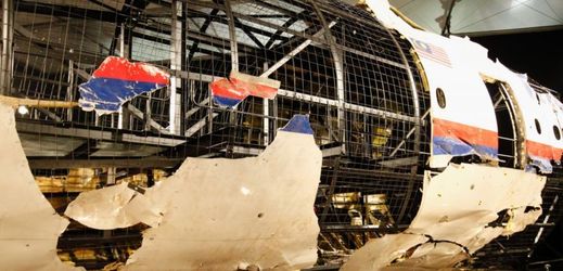 Sestřelené letadlo  MH17.