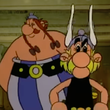 Animovaní Galové Asterix a Obelix.