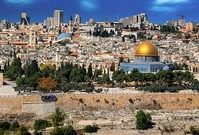 Pohled na Jeruzalém.