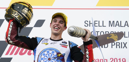 Španělský mistr světa Moto2 Álex Márquez.