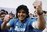 Zesnulá fotbalová legenda Diego Maradona.